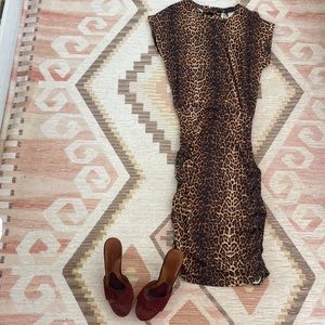 Maje leopard dress 1